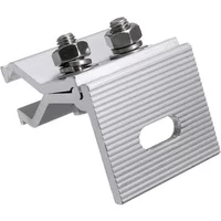 For Roof For Solar Panels Solar Panel Clear Mill Finish High Quality Photovoltaic Fixture Fixing Clamp Anodizing