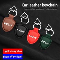 Leather Car Keychain Key Ring Pendant Lanyard Gift For Kia Sportage Ceed Picanto Rio ProCeed Niro 5 3 4 K7 K5 K8 K3 Ray K9 Acces