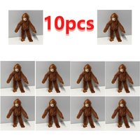 20cm Cute Little Monkey Pendant Plush Doll Animal Hanging Plushies Doll Bag Pendant Soft Stuffed Backpack Keychain Plush Dolls