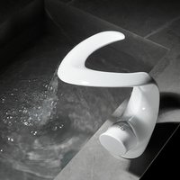 Luxury Brass Bathroom Faucet Hot Cold Water Washbasin Taps Deck Mounted Creative Vintage Sink Tap for Bathrooms