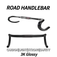 AliExpress Deda ELEMENTI Ultralight 190g Full Carbon Road Bike Handlebar, 31.8x380-440mm, 100mm Drop 65mm Reach, 3K Gloss Finish for Racing
