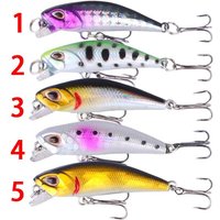 Fishing Lures Kit 3.5g Mixed Including Minnow Popper Crank Baits with Hooks for Saltwater Freshwater Trout Bass Salmon Fishing