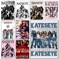 kpop group trendy K-Katseye Poster Premium Decor Art & Gift for Household Lounge Home Ornaments