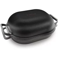 #For Large Heavy Duty seasoned Cast Iron Bread & Loaf Pan - A perfect way for baking&
