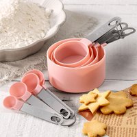 4PCS/8PCS/Measuring spoon, measuring cup, stainless steel measuring spoon set, coffee scale, flour spoon, baking powder spoon