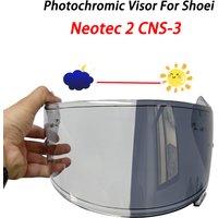 Photochromic Helmet Visor for Shoei Neotec II CNS-3 Neotec 2 Motorcycle Helmets Lens Shield Glass Viewfinder Screen Accessories