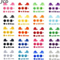 JCD 1Set Full Set L R ABXY Z Keypads Buttons With Thumbsticks Caps For Nintend GameCube NGC D-Pads Power ON OFF Buttons