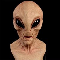 2026 Halloween Alien Mask Cosplay Horror Ufo Skull Latex Masks Helmet Carnival Dress Up Party Costume Props