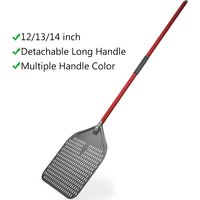Onilini 12/13/14 inch Pizza Peel Hard Anodized Long Handle Pizza Shovel Almuinum Alloy Handle Pizza Shovel Paddle