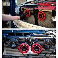 Red/Black 139Db Multi-tone Car Horn 12V a pair For Subaru Impreza WRX Evo New