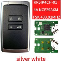 Jingxin KR5IK4CH-01 FSK 433MHZ 4A puce PCF29AX pour télécommande Megane 4 cartes Megana 4 touches Talisman Kadjar clé Espace 5 touches Megane IV