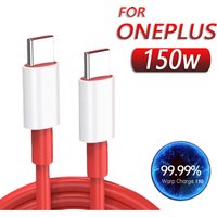 OnePlus 150W Warp Charge USB C To Type C PD Cable Super VOOC Fast Charge Cord For OnePlus 13 13R Ace 2 3 5 Pro Nord CE 2 3 4
