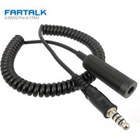 U-92A/U FOR U-174/U for Bowman Headset Extension Cable Helicopter Headphone Headset Extension Cable Durable Stable