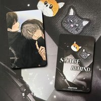 Korea BL Manwha Stage Behind Card Bookmark Book Clip Pagination Mark Cards School Supplies Student Stationery Business Card