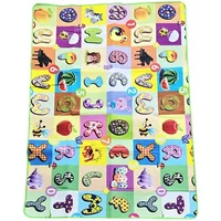 Baby Crawling Playmat Foldable Single Side Cartoon Printing Play Mat Baby Accessories Eva Foam Soft Floor 180*120*0.3cm
