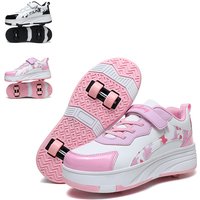 Roller Skate Shoes Kids Snickers With Wheels Children Rollerskates Fashion Outdoor Sports Shoes Girls Boys Gifts For Kids