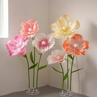 Giant Artificial Paper Flowers Wedding Decoration Home Decor Mariage Party Supplies Window Garden Decoration Accessories