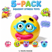 NEW Smushers Squishy Curiosities Dog Face Swap Squishy Toy Soft Moldable Cute Slow Rise Squeeze Toy Relaxing Sensory fun toys
