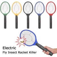 Summer Supplies Plastic Electric Fly Insect Racket Mosquito Wasp 5 Colors Mosquitos Killer Portable Swatter Bug Outdoor