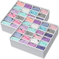 1PC Panties Socks Storage Boxes Bedroom Wardrobe Clothes Organizer Foldable Drawer Separator Box