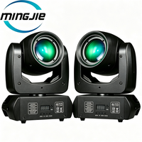 MINGJIE 2 pièces, projecteur de scène à faisceau LED 120W, tête mobile Gobo, effet éblouissant à 18 prismes, lumière DMX DJ pour club, KTV, discothèque, éclairage de fête