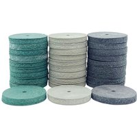 WELL CK 30pcs Rubber Polishing wheels Dental Jewelry Rotary Tool 3 Colors Polisher mixed colors