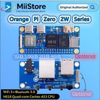 Orange Pi Zero 2W 1GB/ 1.5GB/ 2GB/ 4GB/ Expansion Board Optional DDR4 Mini PC Allwinner H618 WiFi Bluetooth BLE SBC Single Board