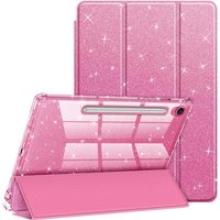 For Samsung Galaxy Tab S10 lite S9 S10 FE 10.9 Case With Pencil Holder Galaxy Tab A11 A9 + Plus S11 11 8.7 Smart Sparkling Cover