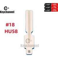 5/10pcs Metal #18 HU58 Blade For KD VVDI Remote Folding Flip Remote Key Blade For BMW EWS E46 E39 E32 E36 E70 E63 E38 E83 E81