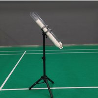 Adjustable Badminton Serve Machine Manual Badminton Throw Machine Large Capacity Ball Trainer Professional Shuttlecock Equipment