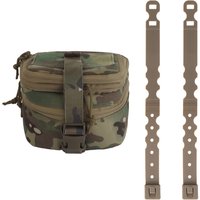 Tactical NVG Pouch Molle Binocular Dual-Layer Shockproof Storage Carry Case Protection Bag for AN/PVS31 Night Vision Goggles
