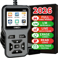 V500 Scanner Diagnostic Tool, Auto Check Engine Code Reader with Reset Function, Enhanced Obdii/Eobd Car Scan Tool