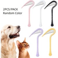 2PCS Random Color Pet Hair Removal Knotting Knife, Cat and Dog Universal Pet Knotting Comb, Cat and Dog Beauty Knife