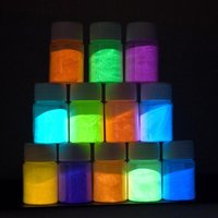 Luminous Powder Sets Epoxy Resin Pigment Kits Glow In Dark Glitter Powder Pigment DIY Epoxy Resin Mold Jewelry Making Supplies