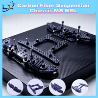 RC 1SET Homemade Tong Carbon Fiber Fish Head Spring Anchor Tail Kit With Shock Absorber Chassis MS MSL Installed And Shippediang