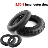 AliExpress NONE For Electric Scooter Tire 3.50-8 outer and inner tyre For Go Kart Tire Cart Mini Bike Lawn Mower Trailer