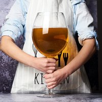 Extra Large 3000ML 106 Oz Giant Wine Glass And Beer Mug Combo for Whiskey Parties Birthdays Weddings - Liquor Glass