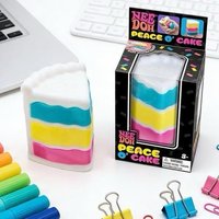 PizzaCake Sensory Fidget Cube Stress Relief Anxiety Sensory Tool for Focus ADHD & Calming Office Desk Gadget