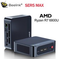 Beelink SER5 Max Win 11 Mini PC AMD Ryzen7 6800U/7735HS R3 3200U R5 5500U DDR4 RAM 16G NVME 500G Wifi6 4K Type-C Gamer Computer