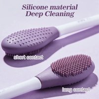 Gifts Silicone Facial Mask Brushes Double Head Exfoliating Facial Clean Brush Skin Care Tools