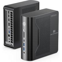 MINIX ER939-AI Gaming Mini PC AMD Ryzen™ AI Max+ 395 (Up to 5.1 GHz)Radeon 8060S Graphics 128GB LPDDR5 2TB SSD Wi-Fi 7 USB4 Support with Quad Screen Display Fingerprint Lock Dual-Turbo Cooling AMD