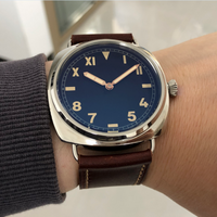 47mm No Logo Mechanical Men's Watch California Dial St3600 Hand Wind Movement Luminous Limited Edition ST3600 Watch