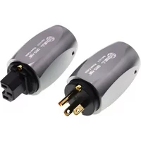 Hi-end KRELL 3 HiFi Audio Adapter US Power Plug frozen Aluminium Alloy IEC Connector