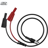 JZDZ – fiche mâle BNC 100CM à double fiche banane empilable de 4MM, connecteurs de câble Coaxial à faible perte pour Oscilloscope J.70046.