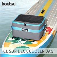 KOETSU CL Paddle Board Storage Bag Grey Multi Compartment Design Removable Dividers Mesh Pocket Zipper Inner Pocket
