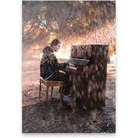 Pop Music Singer Alex Warren Poster HD art sticky wall waterproof home living room bedroom bar aesthetic decoration