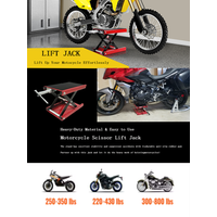 AliExpress Motorcycle Jack 500KG 1100LBS Center Scissor Lift Suitable For Motor Bicycle ATV Work Stand Professional Repair Tools