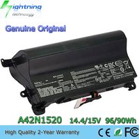 Genuine Original A42N1520 15V 90Wh Laptop Battery for Asus ROG G752VY GFX72 GFX72V G752VS GFX72VY6700 4ICR19/66-2
