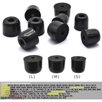3Pairs NEW Replacement Memory Foam Eartips T100 3.0mm (L M S) Ear Tips For Shure Se215 315 For In-ear Nozzle 3.0-4.0mm Earplugs