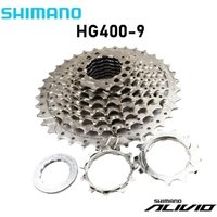 AliExpress Shimano Alivio M4000 HG400 9 Speed Bike Cassette MTB Mountain Bicycle Freewheel HG400 9S 11-25T 11-28T 11-32T 11-34T 11-36T